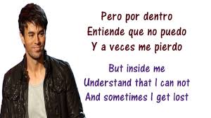 Enrique Iglesias Cuando Me Enamoro Lyrics English And Spanish Ft Juan Big Sean Lyrics Big Sean Lyrics