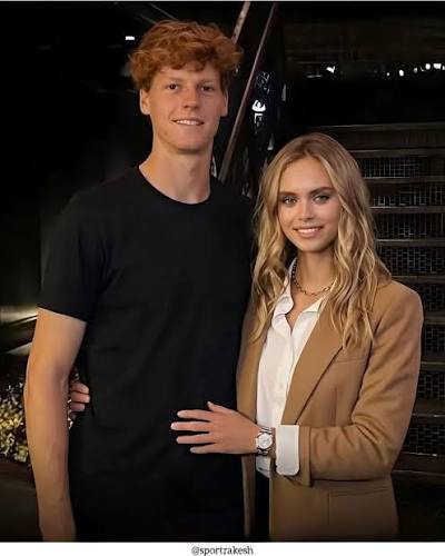Jannik sinner with his beautiful girlfriend ❤️🫶
