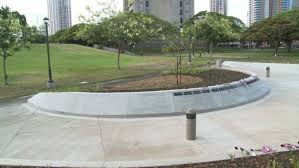 Bikers target new police memorial again, leaving behind ugly tire tracks