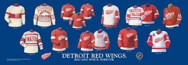 Detroit Red Wings Uniform History Detroit Red Wings Red Wings Red Wing Logo