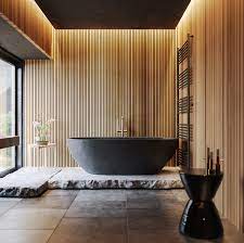Is Wall Paneling Good For Home Improvement Bathroom Design Luxury House Design Black Bathroom