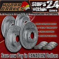 Fits 2014 2015 2016 2017 Dodge Ram 1500 Drilled Brake Rotors Ceramic Ebay