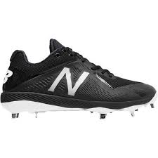 New Balance Mens L4040v4 Low Metal Baseball Cleats Metal Baseball Cleats Baseball Shoes Metal Cleats