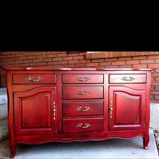 Red Buffet Red Painted Furniture Red Furniture Red Buffet