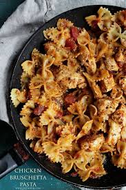 It isn't usually cooked with shallots but we've added a few to make the sauce extra add the whole garlic cloves and shallots to the casserole, nestling around the chicken. Chicken Bruschetta Pasta Recipe A Quick Easy Pasta Dinner Idea