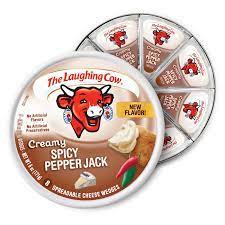 New Creamy Spicy Pepper Jack Laughing Cow Healthy Store Bought Snacks Cheese Wedge