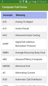 The domain labels are concatenated using the full stop . Computer Full Forms It Abbreviations Pour Android Telechargez L Apk