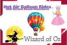September 18-20: Wizard of Oz Hot Air Balloon Rides