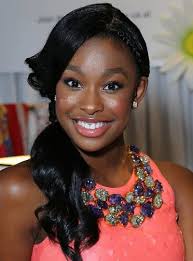 Long kinky straight hair ponytail with bangs fake hair bun and bang set synthetic pony tail for women clip in hair extensions. Top 10 African American Ponytail Hairstyles With Bangs