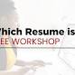 Calhoun County Workshop: Which Resume is Best?
