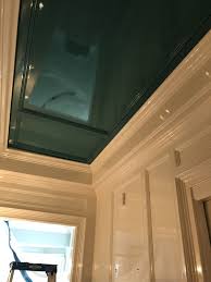 This Ceiling And Walls Painted In Our Glace Finish Using Fine Paints Of Europe Add A Spark To This Area Fine Paints Of Europe Painted Ceiling Ceiling Finishes