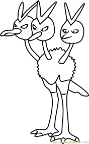 Want to discover art related to pokemon_dodrio? Dodrio Pokemon Go Coloring Page For Kids Free Pokemon Go Printable Coloring Pages Online For Kids Coloringpages101 Com Coloring Pages For Kids