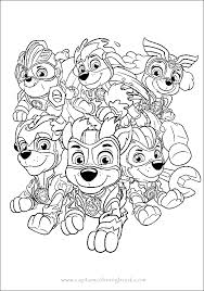 Join ryder and his paw patrol friends on their adventures to protect the community. Coloring Book Pdf Download
