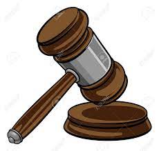 Judge Hammer Wooden Gavel And Base Cartoon Powerpoint Animation Vector Art Illustration Wooden