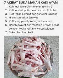 Bukan semua pandai menikmati hidangan kaki ayam, namun tahukah korang kaki ayam mengandungi banyak nutrient yang. Khasiat Kaki Ayam Yang Ramai Tak Tau Metafora Anafora Facebook