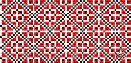 The stitcher counts the threads on a piece of evenweave fabric (such as linen) in each direction so that the stitches are of uniform size and appearance. Free Patterns Ukrainian Embroidery Gvello Stitch