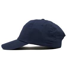 Blank Navy Adjustable Dad Hat Cap Swag