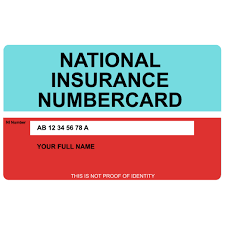 National insurance number not received yet. National Insurance Number Fasraim