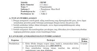 Rencana pelaksanaan pembelajaran daring sekolah : Rpp 1 Lembar Pjok Lengkap Kelas 1 2 3 4 5 Dan 6 Sd Mi Antapedia Com