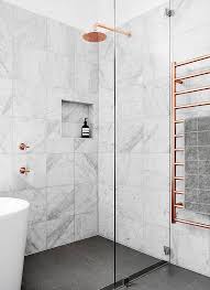 Lay wall or floor tile in a horizontal line to make the room seem wider. 50 Beautiful Bathroom Tile Ideas Small Bathroom Ensuite Floor Tile Designs