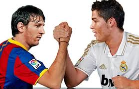 Image result for PIC OF MESSI VS RONALDO