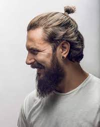 Cool Braided Hairstyle For Men With Short Hair Top Knot Hairstyles Mens Braids Hairstyles Mens Hairstyles