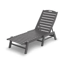 Search for cheap patio lounge chairs with us Polywood Nautical Outdoor Stackable Chaise Lounge Overstock 14092805