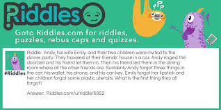 What is the meaning of the word 'spacious'? A Dinner Party Riddles Com