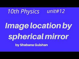 Image Location By Spherical Mirror Mirror Formula 10 Class Physics Smart Learning Vision Youtube Spherical Mirror Physics Mirror