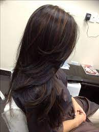 Naturally, black blends with any color. 17 Best Ideas About Dark Hair Highlights On Pinterest Dark Highlight Color Ideas For Black Hair Highlight Color Ideas Hair Styles Long Dark Hair Balayage Hair