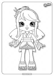 Your mouth will water with these new shopkins coloring pages, but don't eat the crayons. Printable Shopkins Sara Sushi Coloring Pages