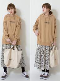 プチプラのあや しまむらのパーカーを使ったコーディネート wear パーカー ファッション ファッションコーディネート