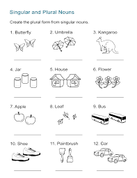 How to form the plural in english, regular and irregular nouns, with online exercises. Singular And Plural Nouns Worksheet All Esl