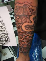 I explained to juno that i wanted certain symbols to represent specific things in my life and he was able to incorporate everything i wanted and more into a beautiful design. Forearm Aztec Girl Tattoo