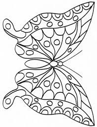 coloriage d un papillon a decorer tete modeler mandala dessin bug laby
