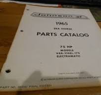 1965 Johnson Sea Horse 75HP V4A V4AL 17S ELECTRAMATIC Parts ...