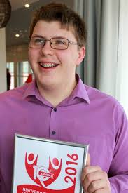 Joshua Barlin has won the Youth Volunteer of the Year award.