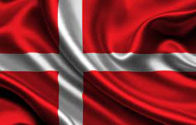 The nordic cross sits prominently on the red background, with the crossed parts appearing closer to the hoist side of the flag. Wallpaper Denmark Flag Denmark Images For Desktop Section Tekstury Download