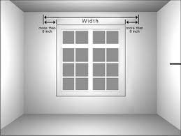 To create the illusion of a wider window, extend the rod up to 10 inches beyond the window's frame. Width And Height
