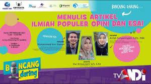 November 11, 2018 december 19, 2018 dkampus 0 comments revolusi industri. Menulis Artikel Ilmiah Populer Opini Esai Bersama Ketikata Tv Andi Youtube