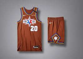 Nike Nba All Star 2020 Brown Uniform In 2020 All Star Nba Nba Gear