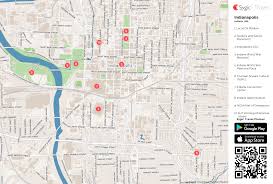 Indianapolis Printable Tourist Map Sygic Travel