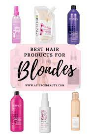 15 Best Hair Products For Blondes The Fierce Social Society Blonde Hair Care Cool Hairstyles Bright Blonde Hair