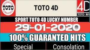 Toto 4d Today Prediction Number 29 01 2020 Toto 4d Malaysia Toto 4d Hari Ini Youtube