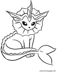 Maybe you would like to learn more about one of these? Vaporeon Eevee Evolutions Coloring Pages Printable