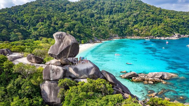 Phuket, Thailand -- Andaman Sea coastline and tropical beaches
