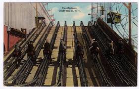 It combines my love for coney island and my hatred for trump, in one tidy package. 1907 15 Coney Island New York Ny Steeplechase Amusement Park Ride Rare Postcard United States New York Other Postcard Hippostcard