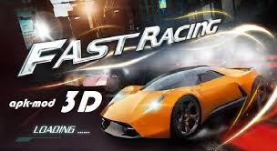 Two cars race side by side to see who can reach the finish line first. Download Fast Racing 3d Mod Apk Unlimited Money Game Racing Games Racing Racing Video Games