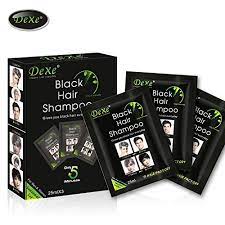 As an amazon associate we may earn from qualifying purchases. Dexe Black Hair Shampoo Natural Black One Box 25mlx10pouch Buy Online In United Arab Emirates At Desertcart Ae Productid 36125291