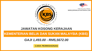 Kementerian belia dan sukan bakal melakukan rombakan besar besaran dalam memastikan kepimpinan pertubuhan bukan. Jawatan Kosong Kementeria Belia Dan Sukan Malaysia Gaji Rm1 493 00 Rm5 5672 00 Jobs Malaysia Terkini